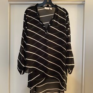 Chicos asymmetrical blouse Chicos size 3